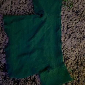 Green Off the Shoulde Crop